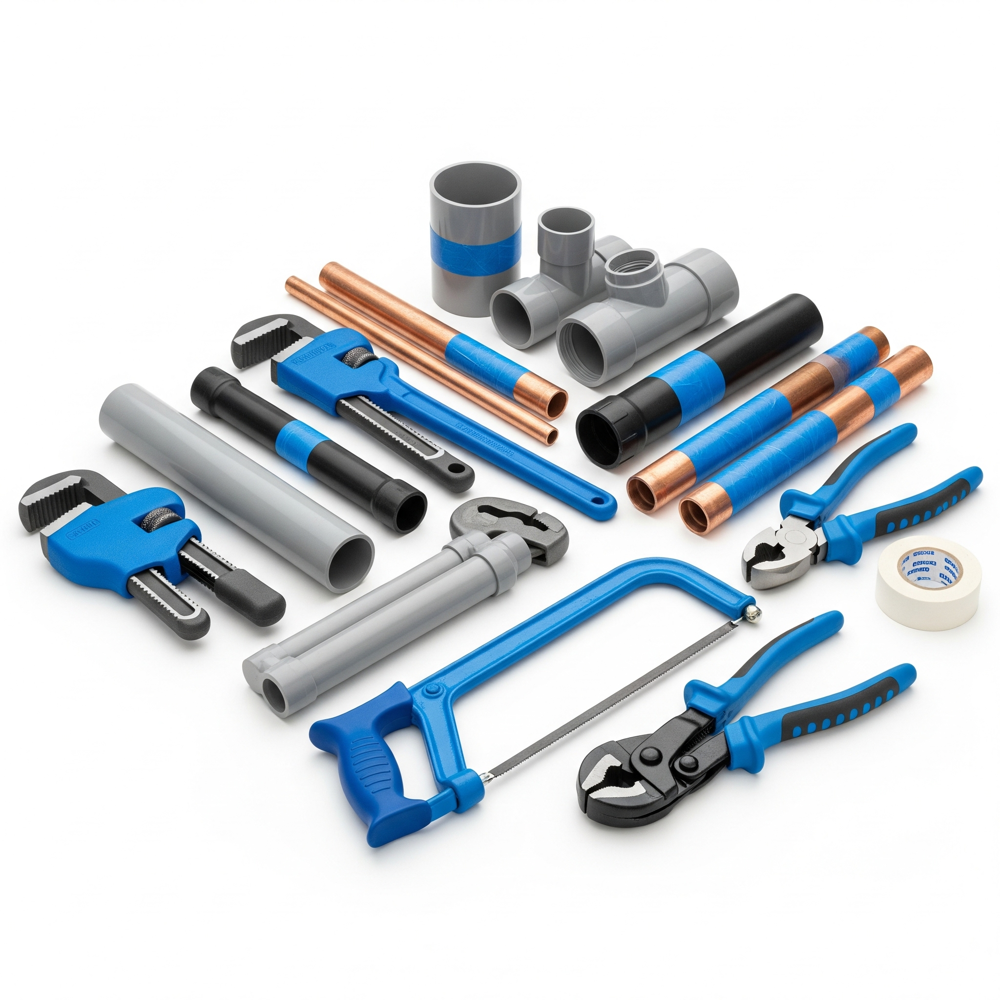 Pipes and plumbing fixtures