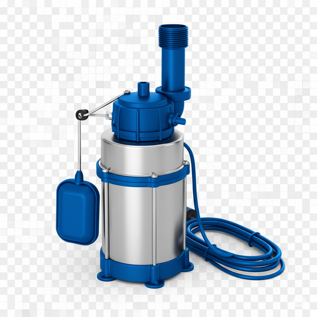 Sump Pump in a basement